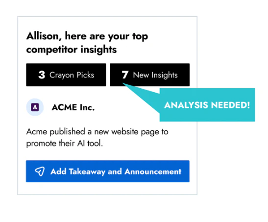 screenshot of Crayon Intel